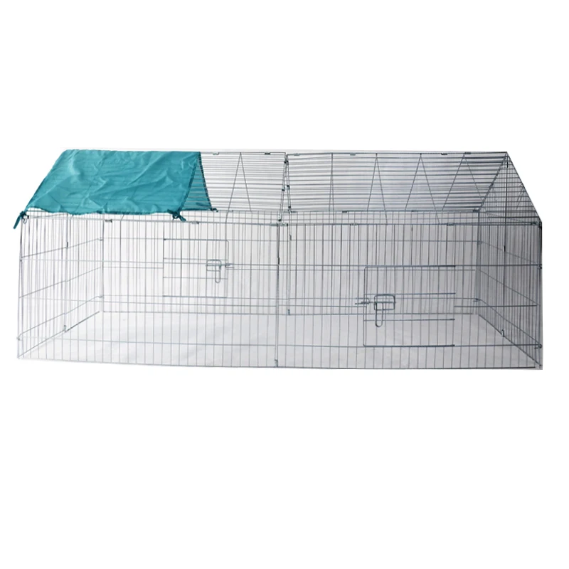 Portable metal stainless steel fences for guinea pigs rabbits and chickens indoors and outside pet fences for dogs to run