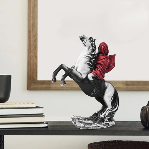 Resin Napoleon equestrian statue home Modern art tabletop decoration decoration