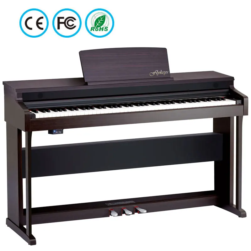 Piano 88 Keys weighted  musical instrument Upright Professional Digital piano Electronic hammer action Keyboard  FK130 FCC CE