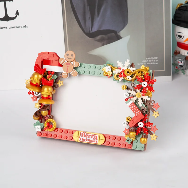 Decoration Christmas Tree Building Blocks Music Box Toy Ornaments