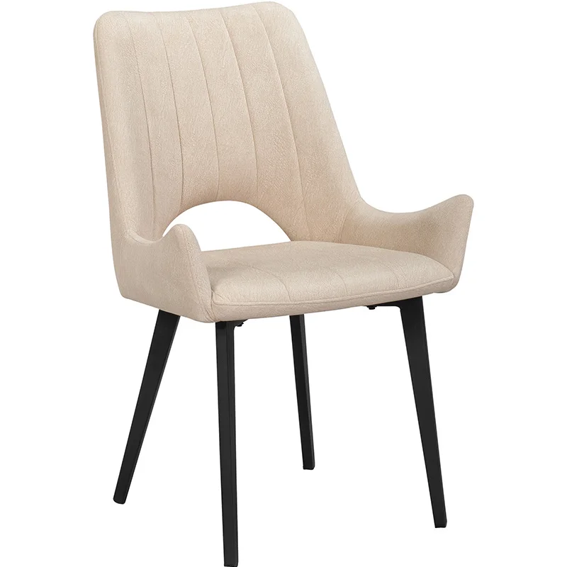 Factory sales metal frame modern navy blue dining chair DC7547