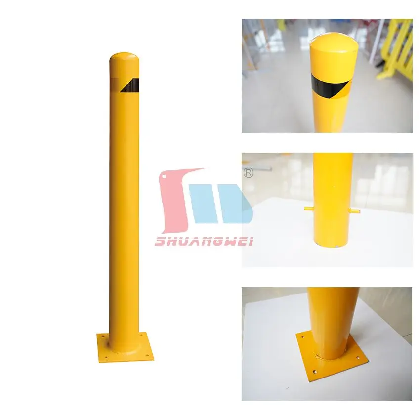 Outdoor Security Street Roadway Sidewalk Car Parking Lot Traffic Barrier Safety Bollards For Roadway Seperatoration/Car Station
