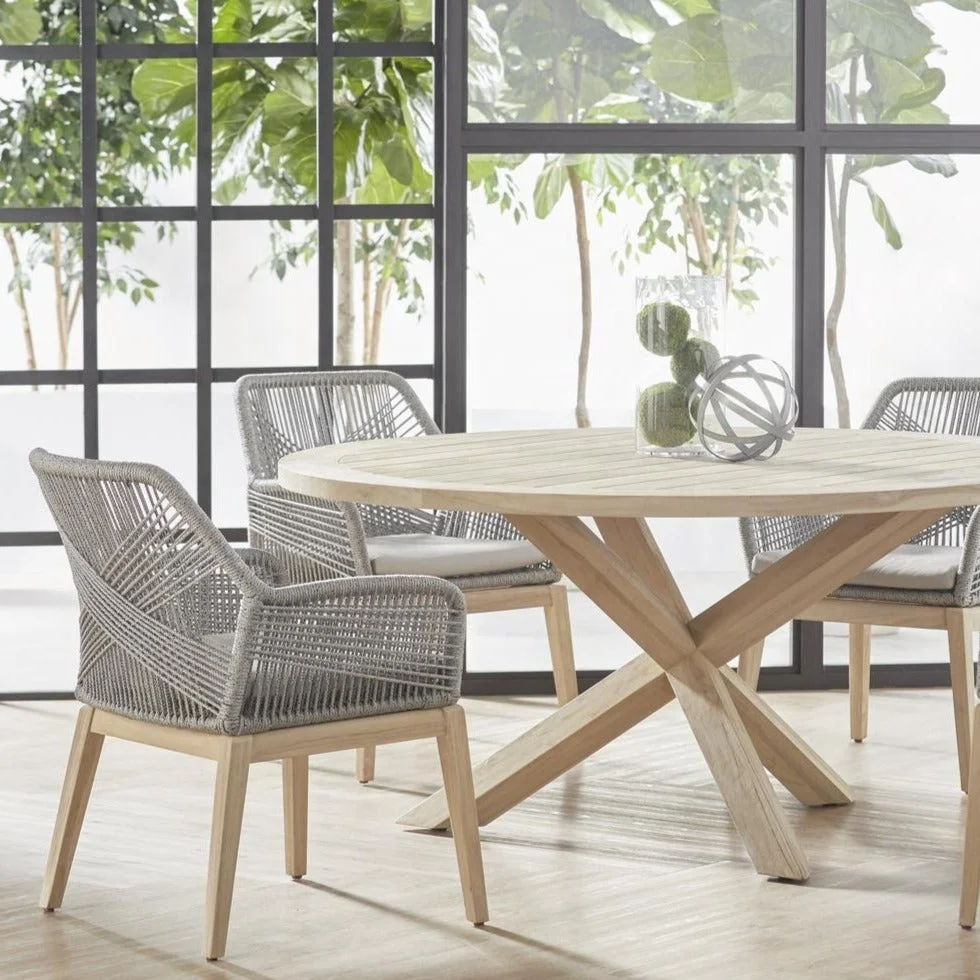 Modern Luxury Indonesia Teak Outdoor Furniture Patio Teak Solid Wood Chair