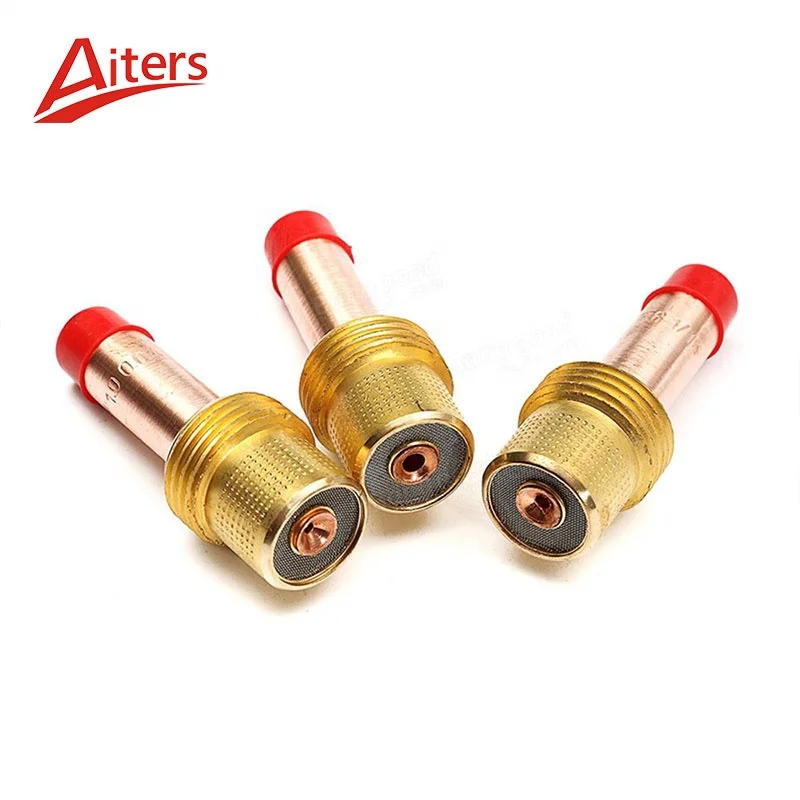 TIG Sample Kit for 7PCS Welding Torch Accessories Medium Gas Lens Collet Body Set Collet Body and Gasket Back Cap WP17/18/26