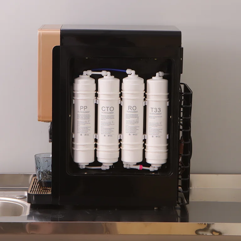 2024 New Design Countertop UF Water Purifier Machine Hot and Cold Water System with Activated Carbon Material