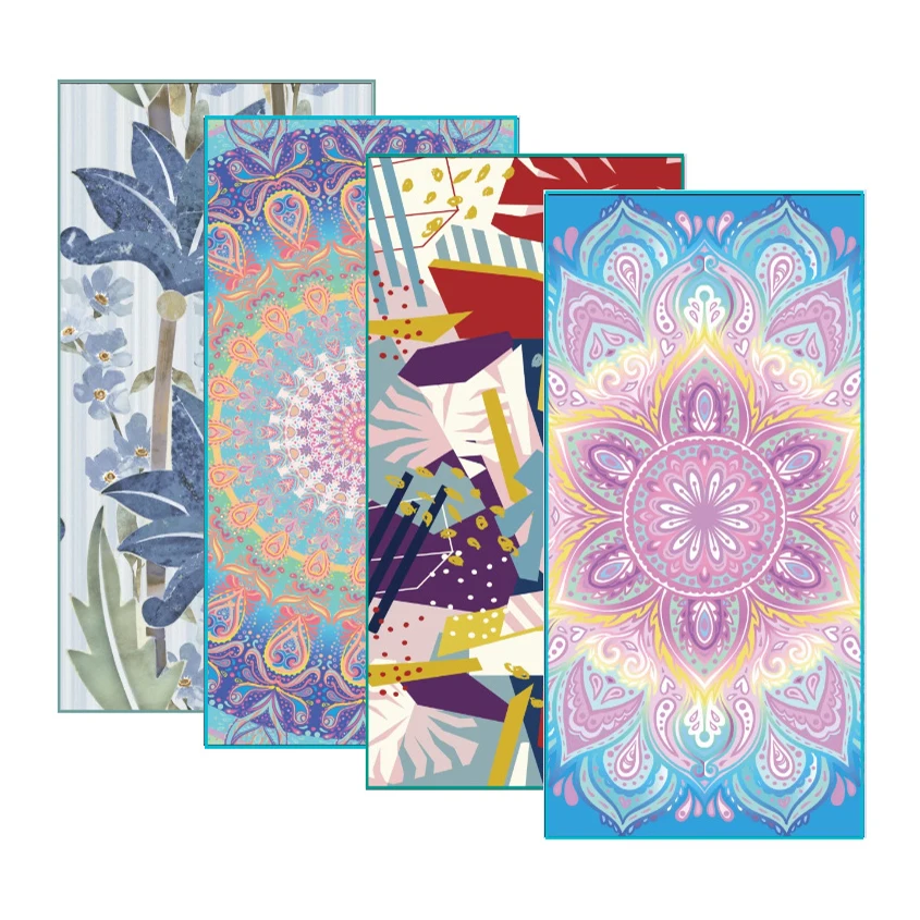 Factory retail multi style 100% microfiber beach towel customize design digital printing wholesale bath towel