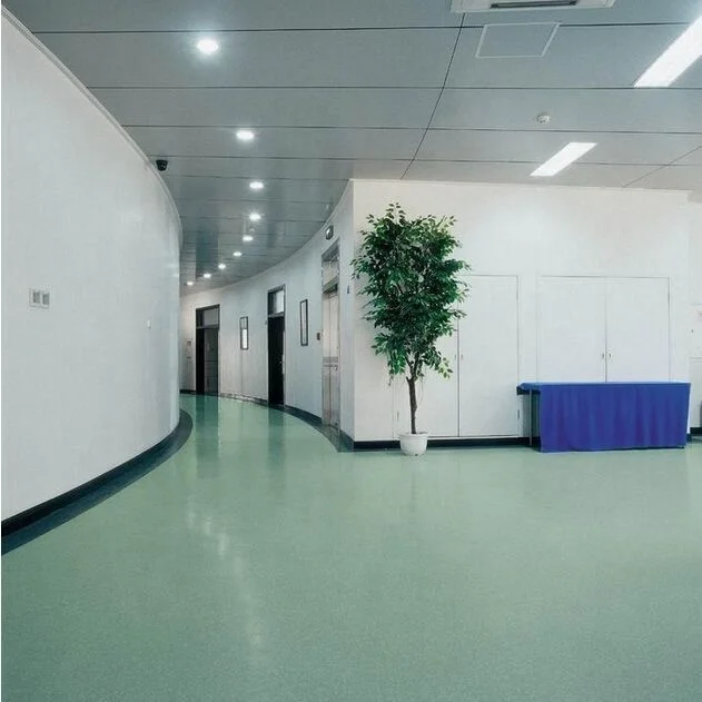 Hospital Homogeneous Various Color Choice Vinyl Floor Roll