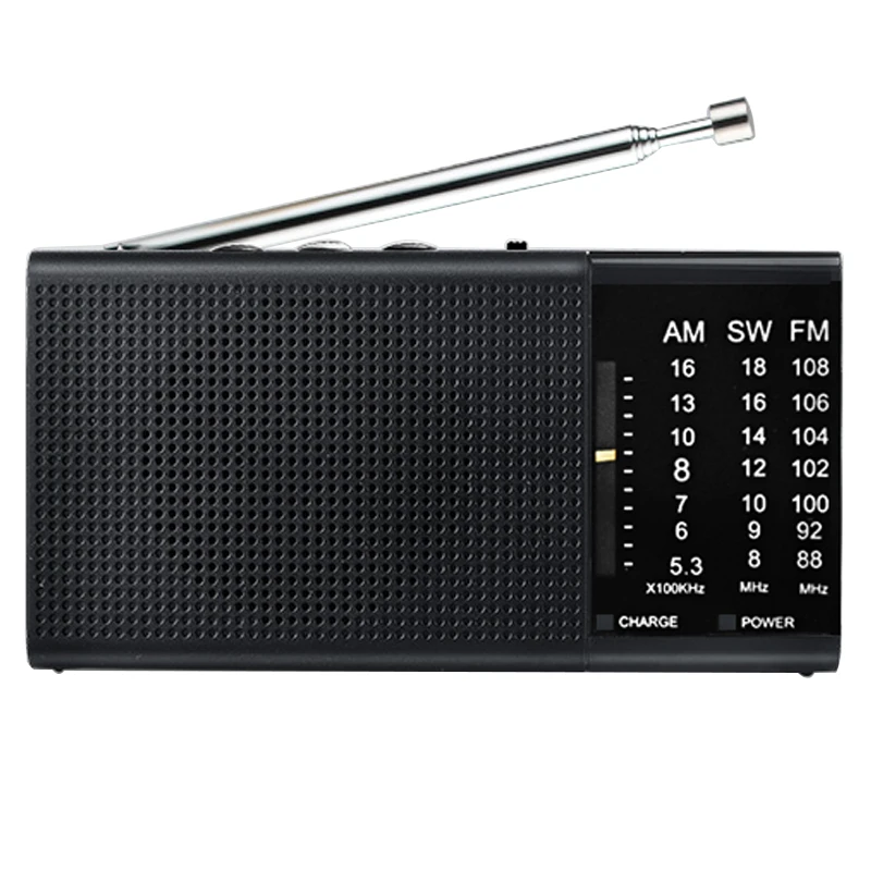 Мини портативное радио с USB/TF MP3 плеер FM/AM/SW 3 полосы радио