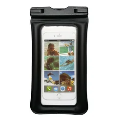 100pc/lot Wholesale Promotion New Arrived Floating IPX8 Transparent Waterproof Phone Case TPU Bag