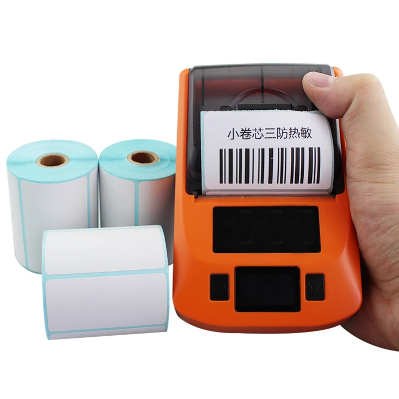Custom Premium Shipping Label 40x30mm Self-Adhesive Paper Portable Direct Thermal Barcode Label Sticker For Mobile Printer