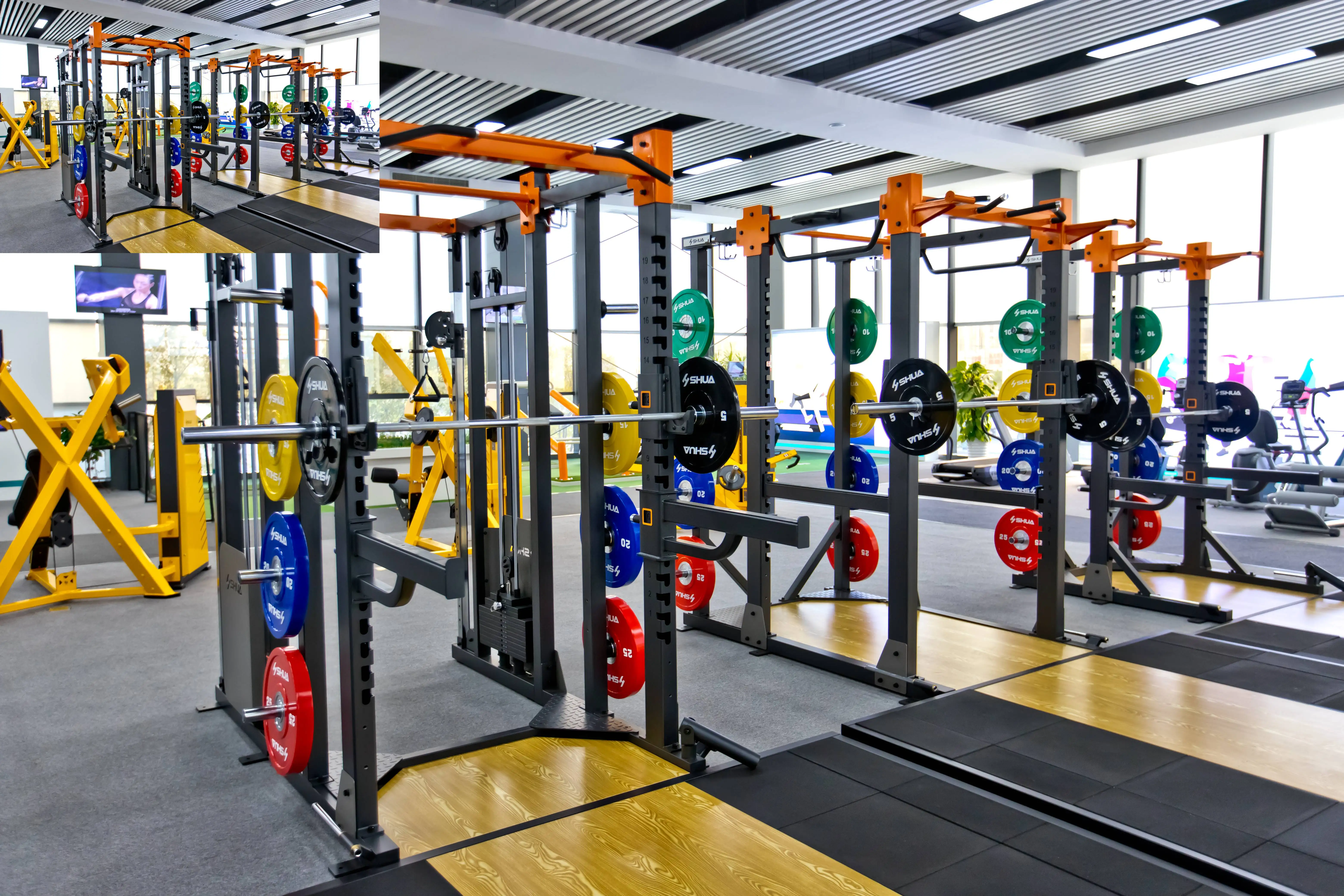 SHUA SH-G8903 Power rack fitness equipment Shua fitness gym fitness equipment machine supplier and manufacturer