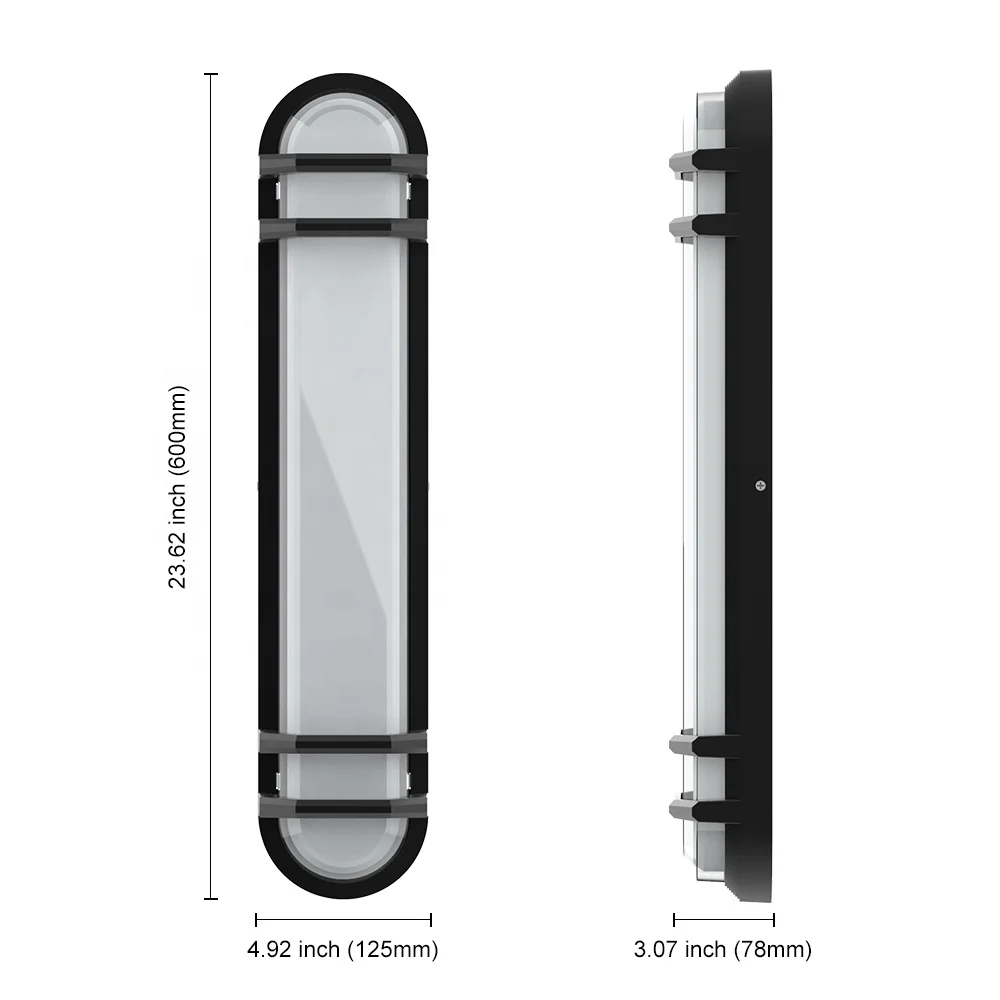 Outdoor Wall Lamps IP65 Waterproof Large Exterior Wall Lights for Residential Front Door Balcony Garden Aluminum LED 220V 80 85