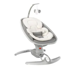 Factory Wholesale OEM newborn  3 Speeds Soothing Music Portable Electric Swing Baby Nursery Rocking Chair