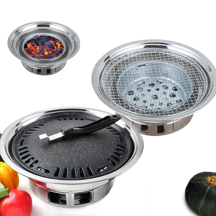 Корейский Японский ресторанный бездымный коврик для гриля с древесным углем, барбекю, гриль