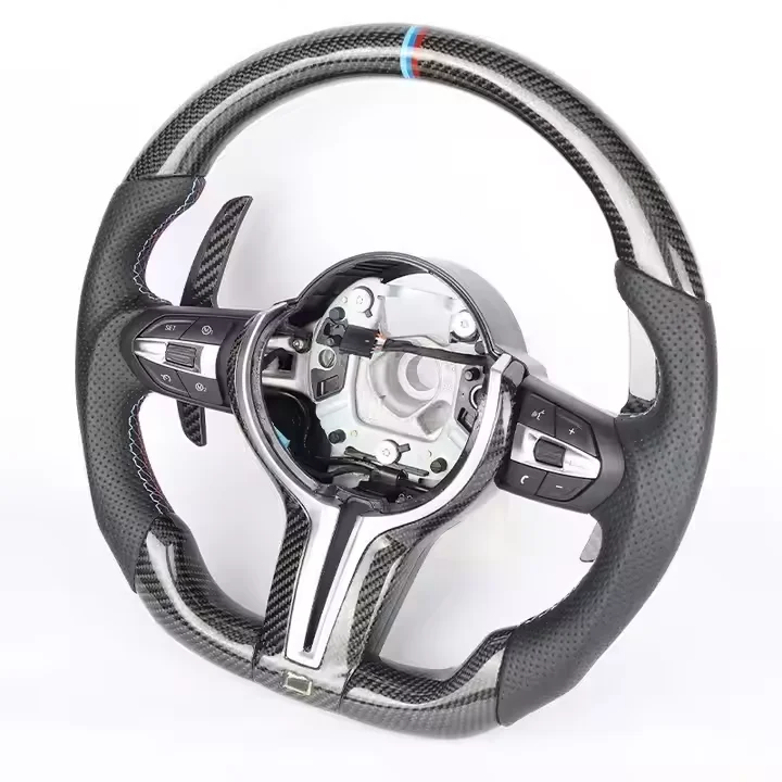 Suitable for BMW 1 2 3 4 5 6 7 series x1 x3 x4 x5 x6 series M series e90 e92 e93 e70 e71 carbon fiber custom steering wheel