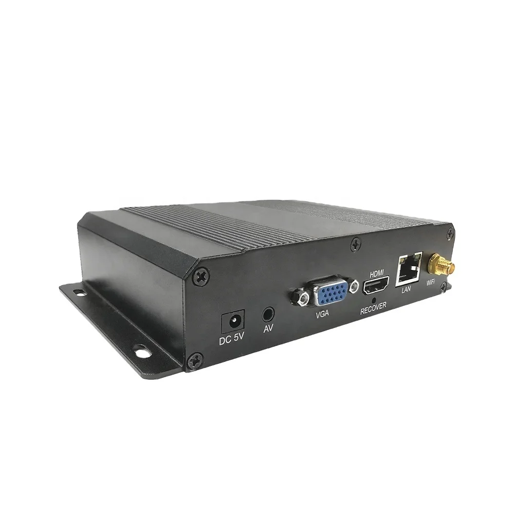Advertising media box 1080p Android 4G Wifi Network indoor Digital signage player smart tv advertisement player box