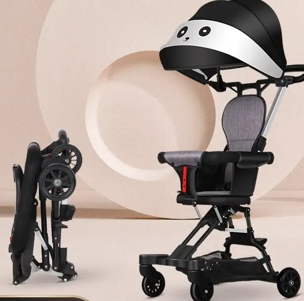 Light Weight Baby Stroller 3-In-1 Stroller For Baby 3 In 1 Baby Stroller With Folding Push Bar