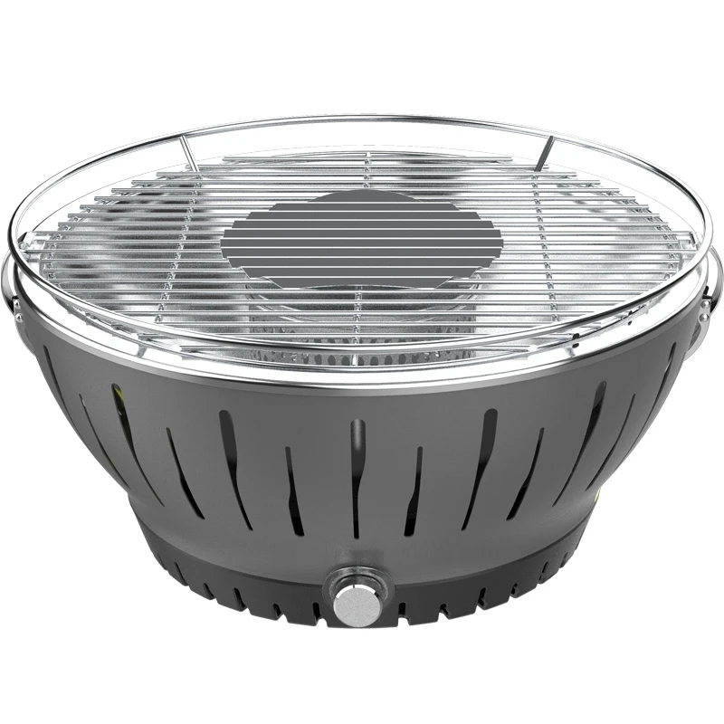 Tabletop Round  Smokeless Mini BBQ Charcoal Grills  Portable Outdoor Camping Car Grills