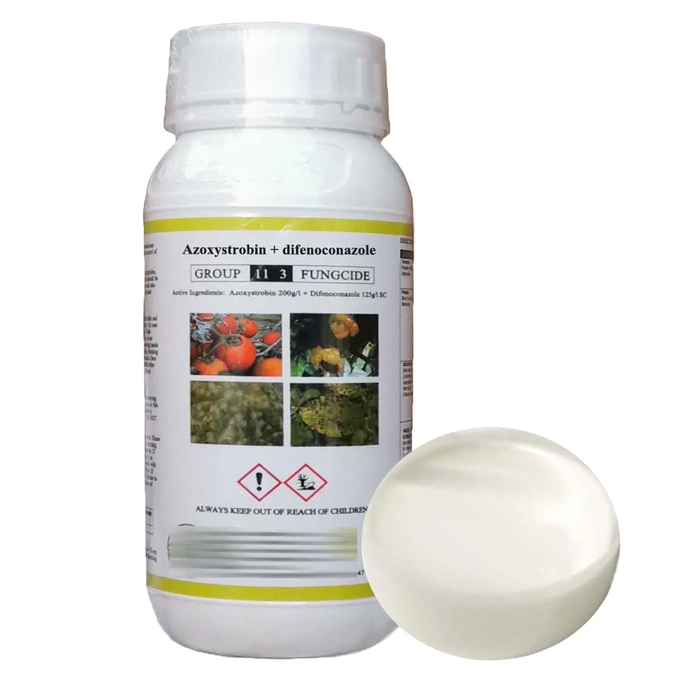 Agrochemical fungicide Azoxystrobin 20% + difenoconazole 12.5% SC  325sc