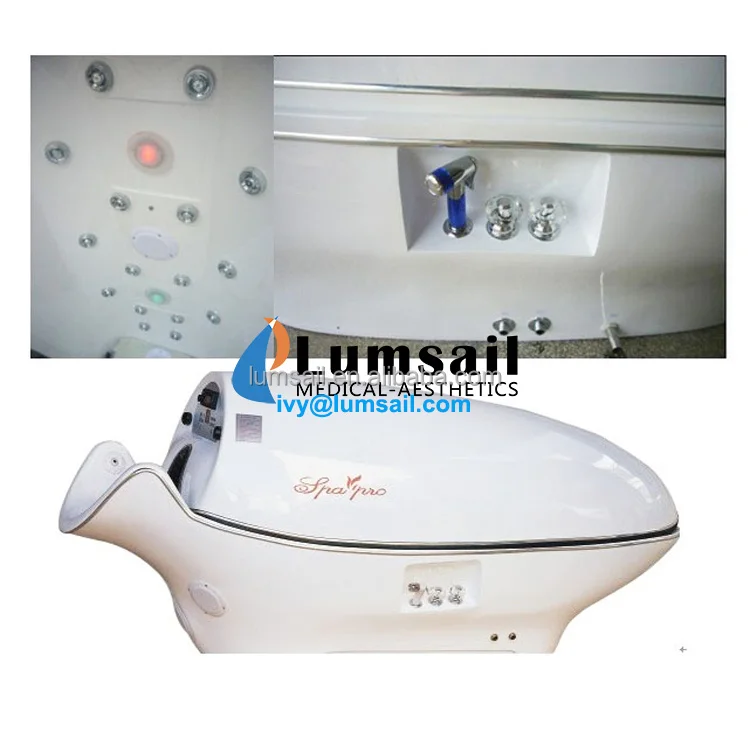 Light Therapy Ozone Far Infrared Sauna With Vichy Shower System For Body Cleaning And Slimming