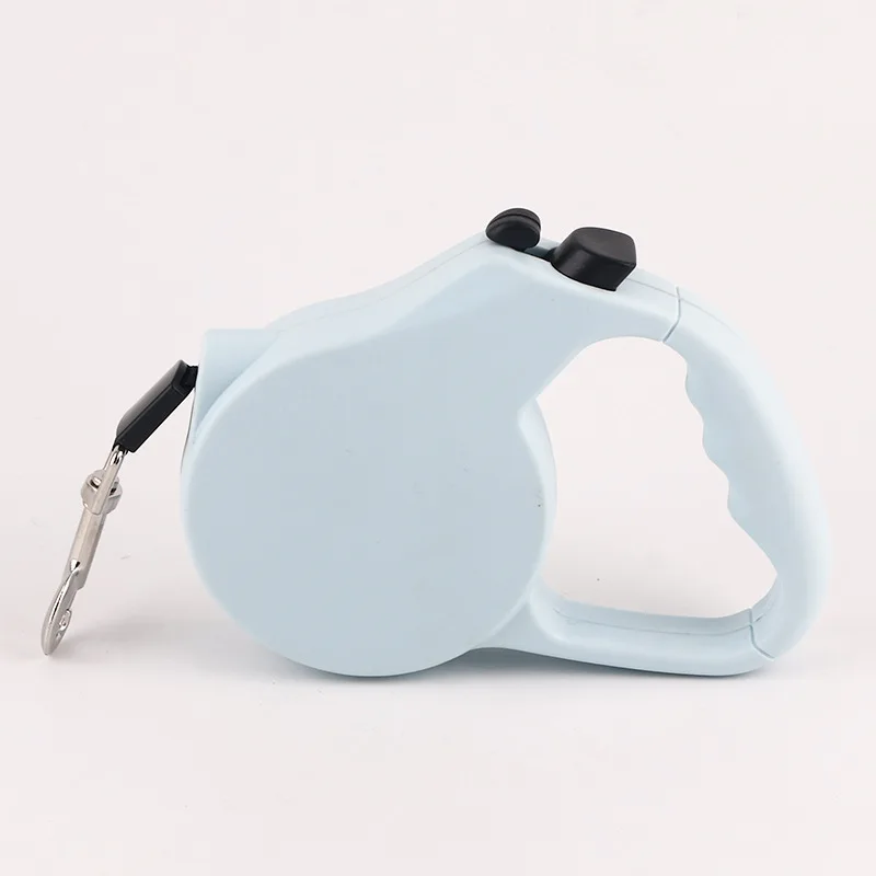 Hot sale retractable 3m automatic dog ABS leash flash light luminous dog rope for walking dog at night