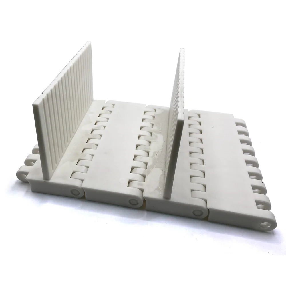 150/ 75 High Quality Modular Belt Conveyor, Pom Pp Modular Belt With Guide Rail Climbing Belt Conveyor