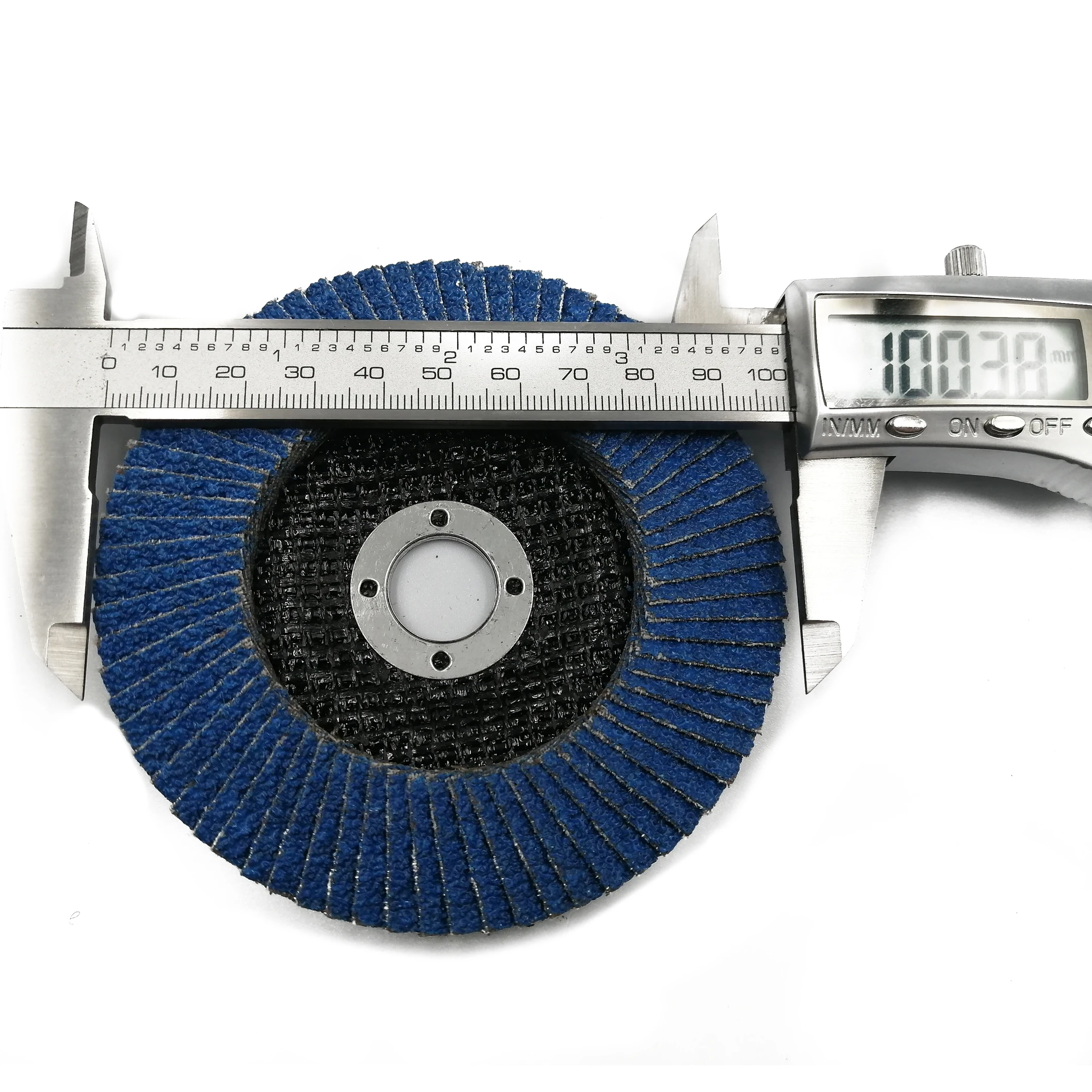 High quality 4 inch 100mm Alumina zirconia flap abrasive wheel disc for grinding and polishing