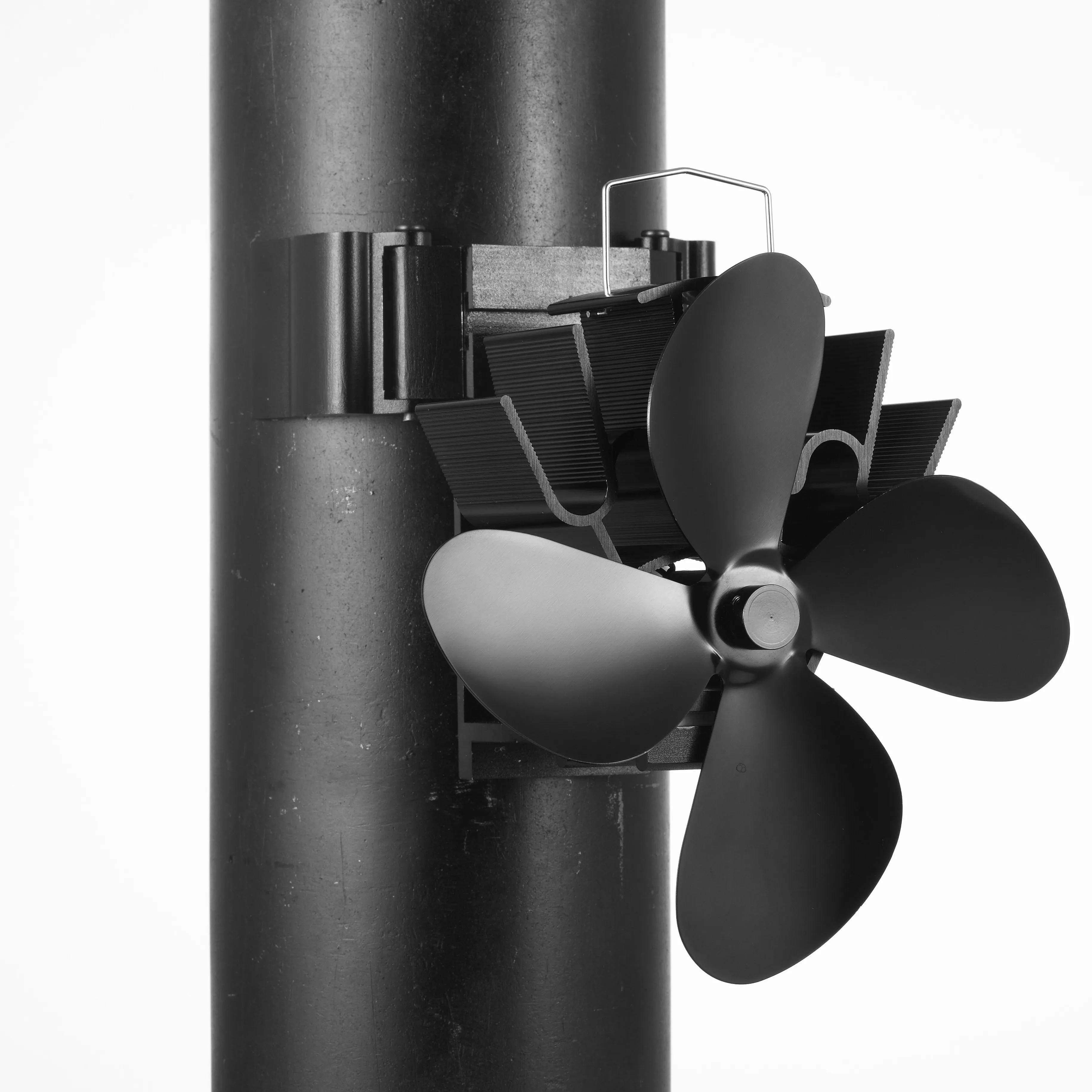 Liank Home Heater High Temperature Chimney Magnetic Flue 4 Blades Ecofan Wood Pellet Fireplace Exhaust Stove Fan