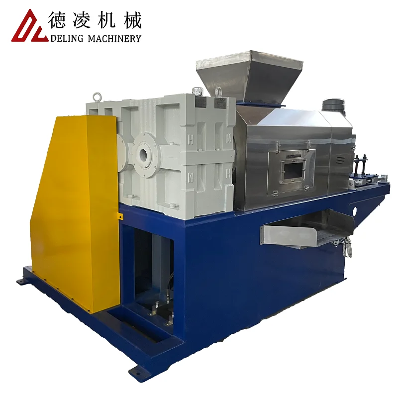 New Core Bearing Gearbox Motor Waste Plastic Rubber Recycling Dewatering Drying Squeezing Surface Treatment Corona Treater