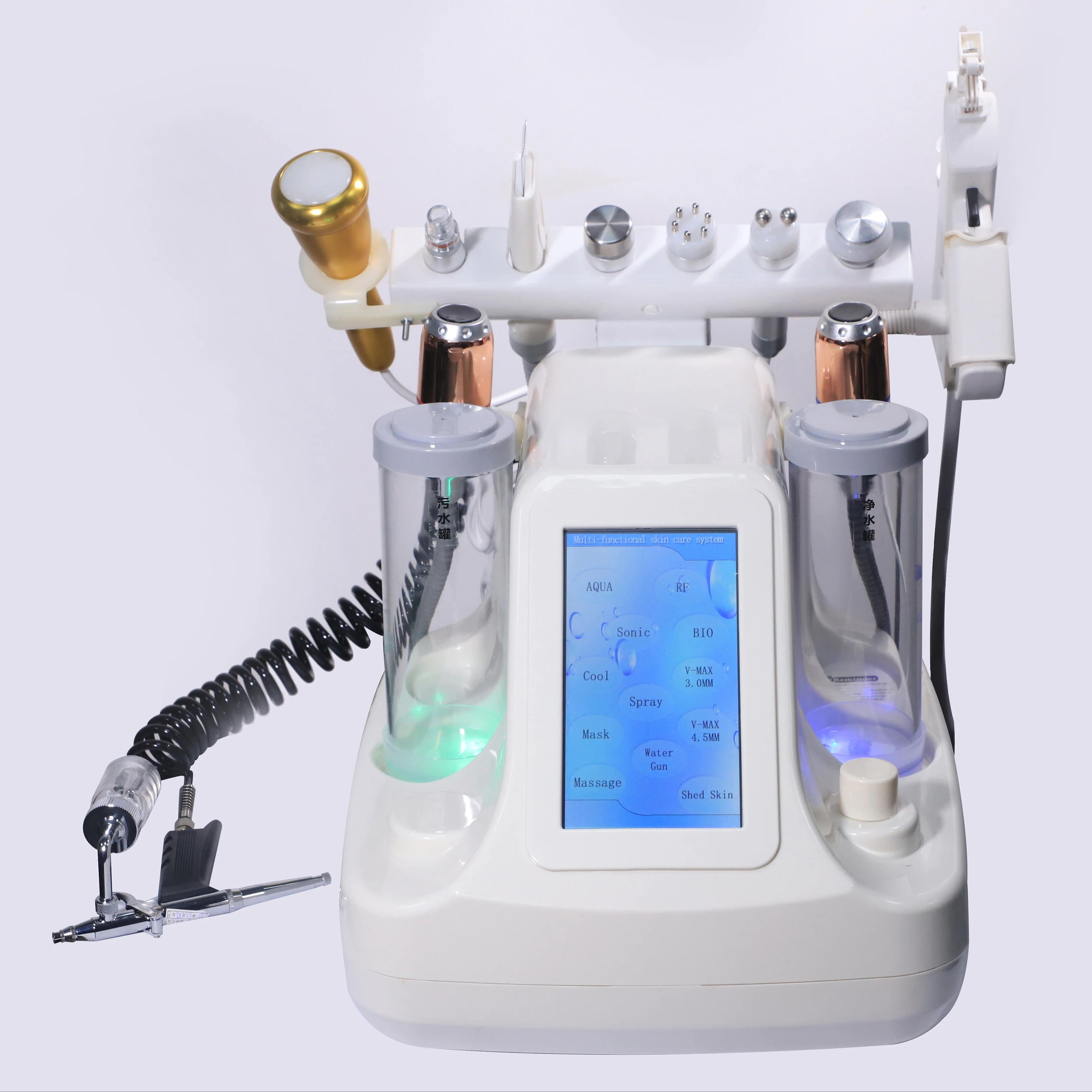 12 in 1Oxygen beauty machine for skin care 3pdt 6pdt LED therapy oxygen machine for skin care