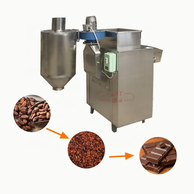 cocoa nuts bean winnower machine bean to bar mini winnowing cracking machine