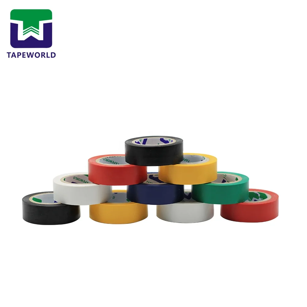 Colorful PVC Electrical Insulator Tape Professional Manufacturer Flame Retardant Insulated Electrical PVC Tape