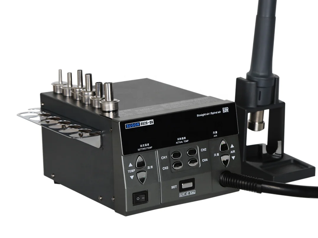  Паяльная Тепловая пушка SUGON 8620DX высокой мощности 1300 Вт 60 Гц с элементом быстрого нагревательного пистолета наладочная станция горячим воздухом для