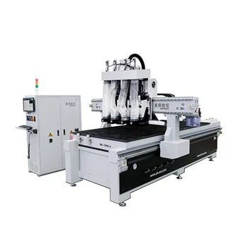 EXCITECH wood craving cnc router with auto linear tool change Jinan cnc machine