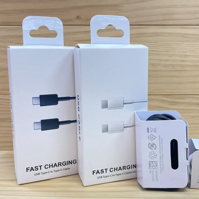 Original For Samsung usb-c to usb-c cable 5A pd cable with package