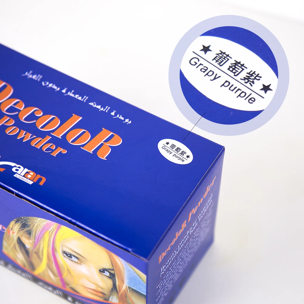 Wholesale manufacturer hair dye 5 minute permanent natural skin care hair color powder in stock