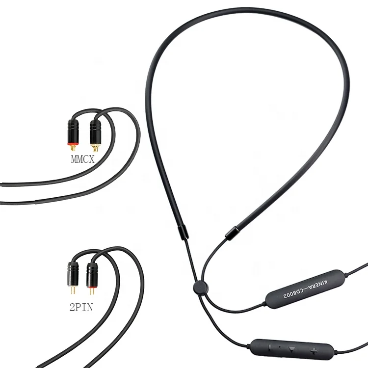 Kinera BT CDB002 OEM Generic Smart Neckband Bluetooth 5.0 Wireless Earphone with Waterproof Flex Cable LED Battery Indicator