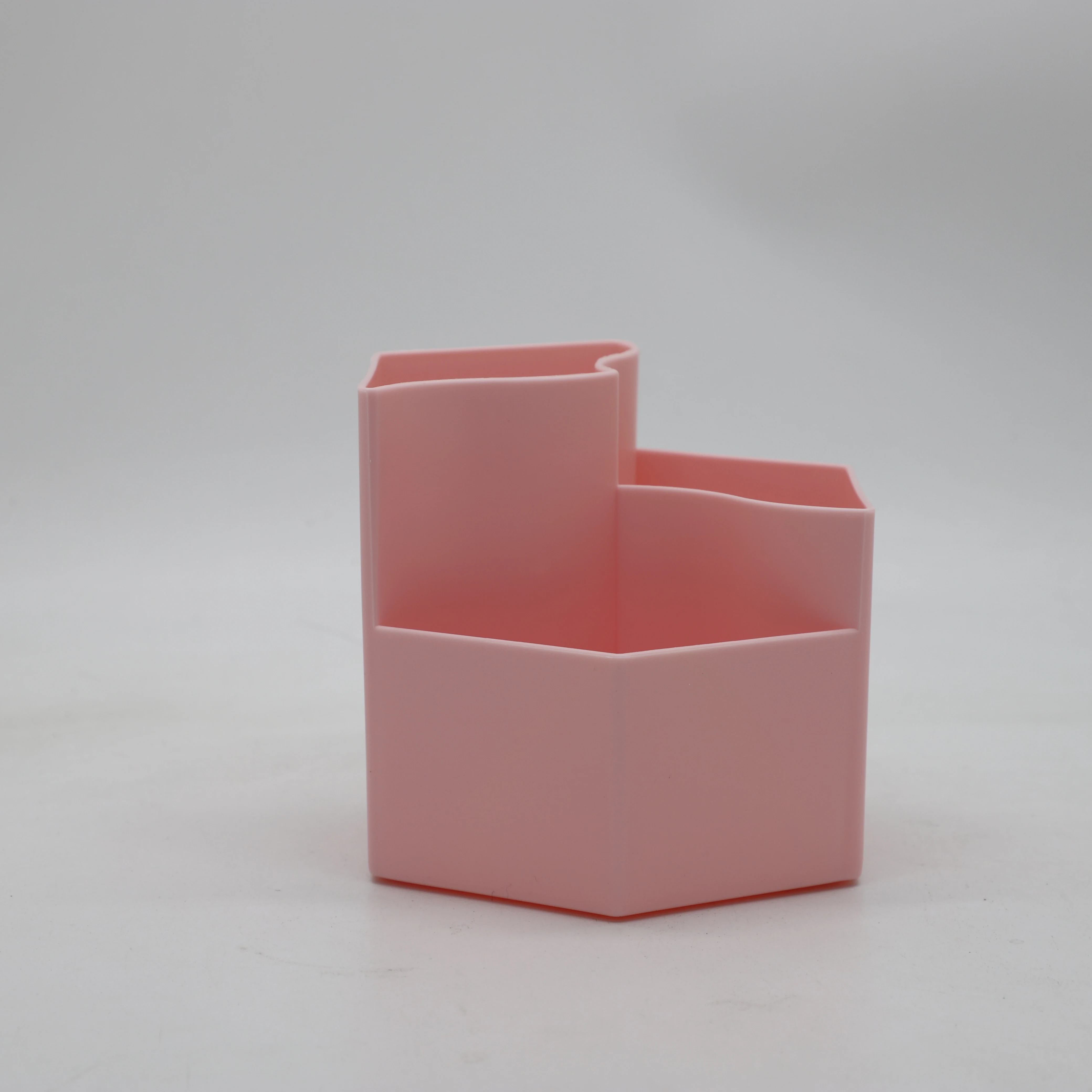 Cheap Student Office Plastic 3 Slots Desk Pen Holder Organizers