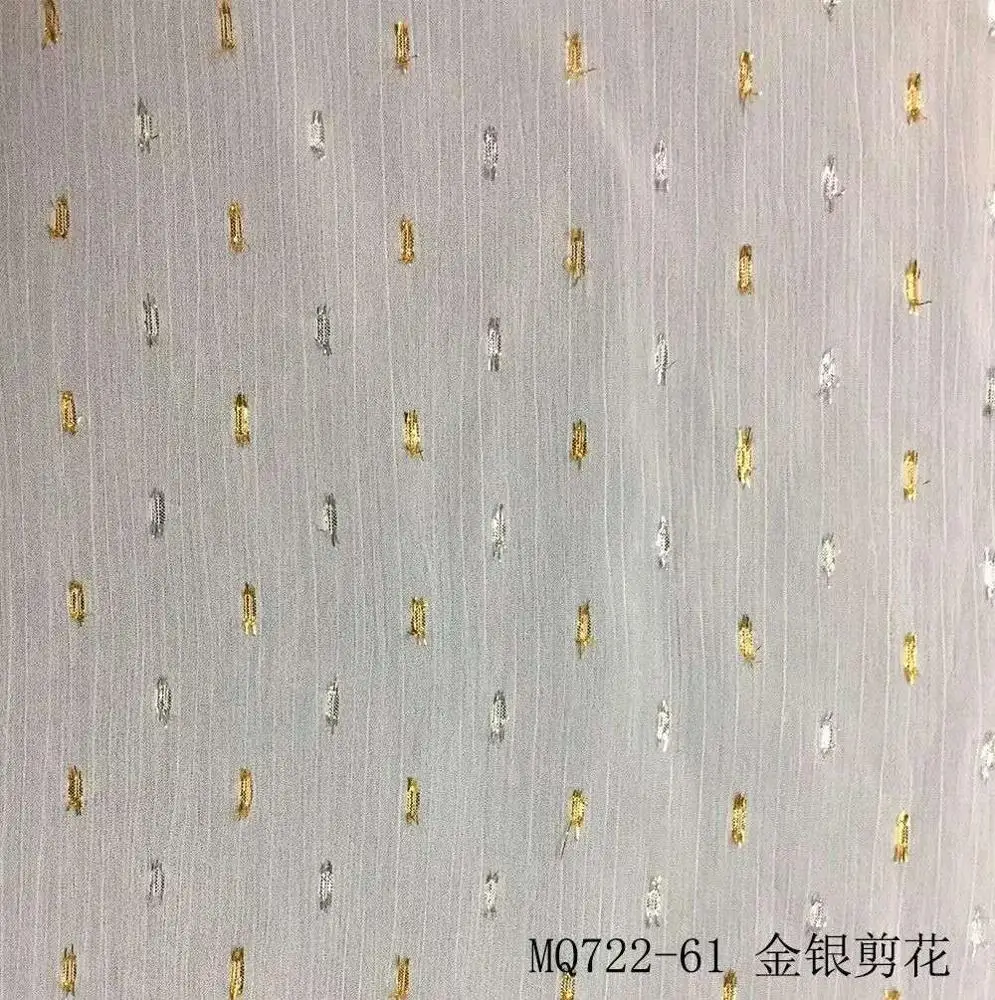 
Factory direct selling soft five-leaf Flower Chiffon cut fabric Hanfu Hanshan children wrinkled skirt fabric clothing cloth 