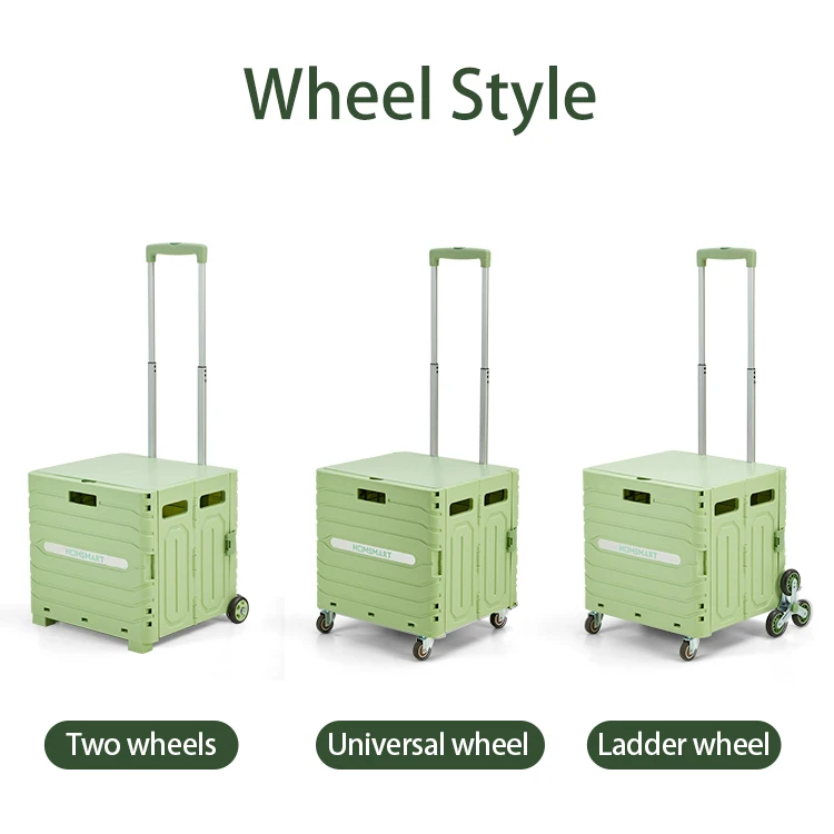 extremely small camping trolley folding cart folding box trolley on wheels