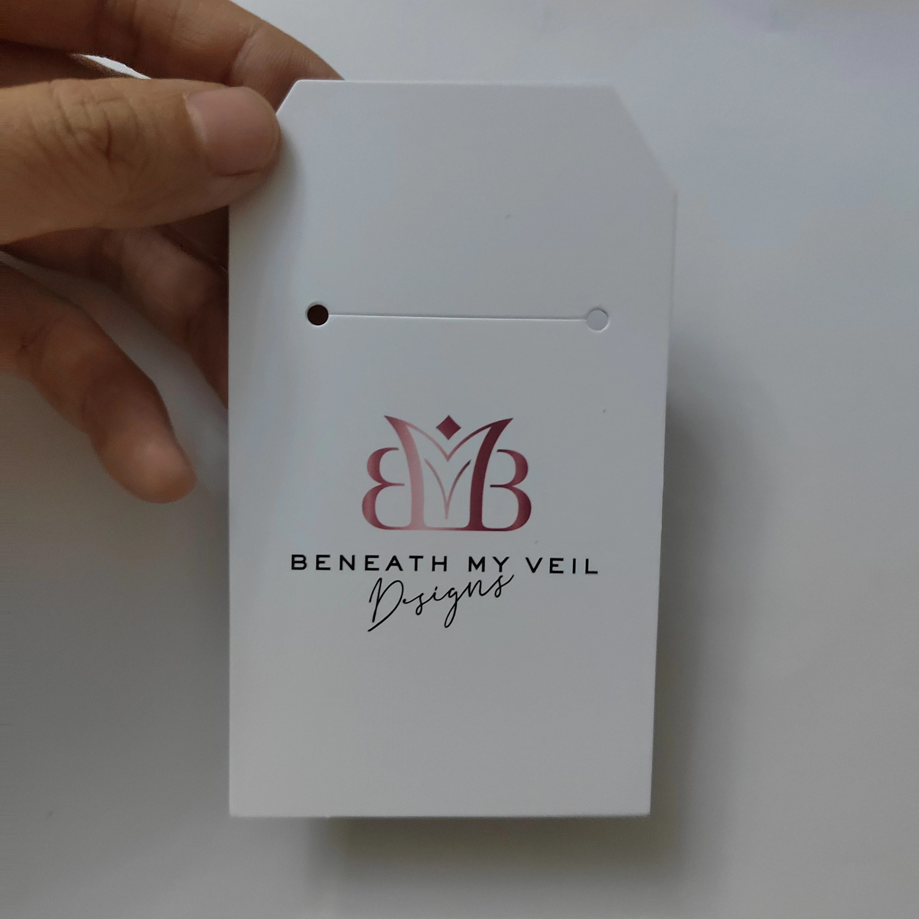 Шнур с тиснением под заказ Золотая фольга печать подвесная бирка квадратные восковые Пластиковые Хлопковые шнуры замком для одежды