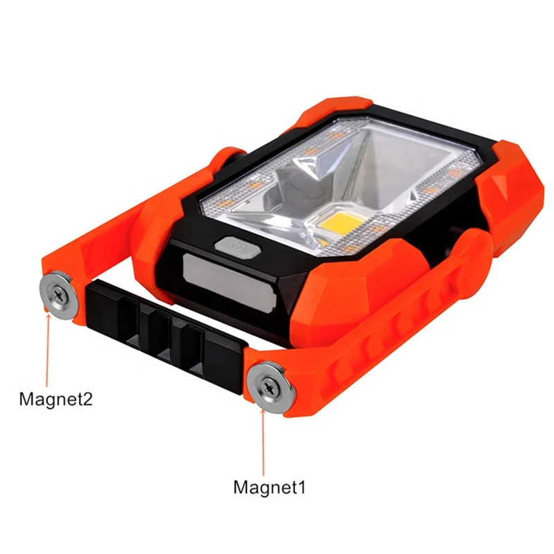 1W monocrystalline solar panel 350lm hand magnetic rechargeable led inspection work
