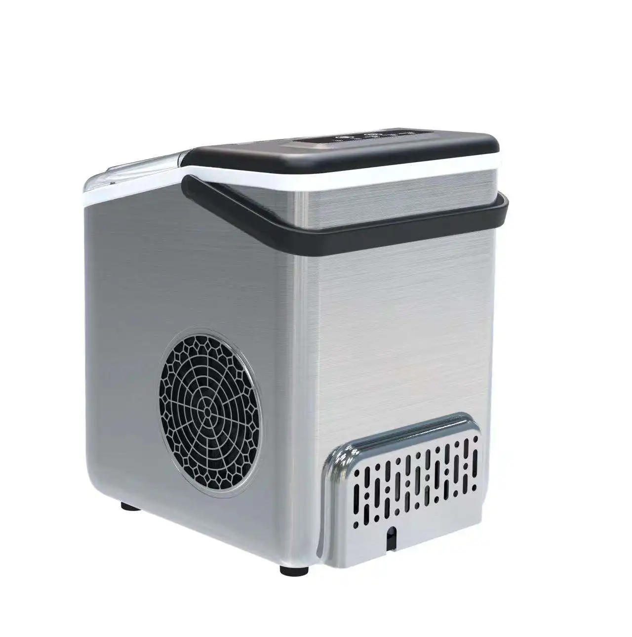 2024 New Wholesale Custom Portable Small Smart Appliances Ice Cube Maker Machine Mini Ice Making Machine with Scoop Basket