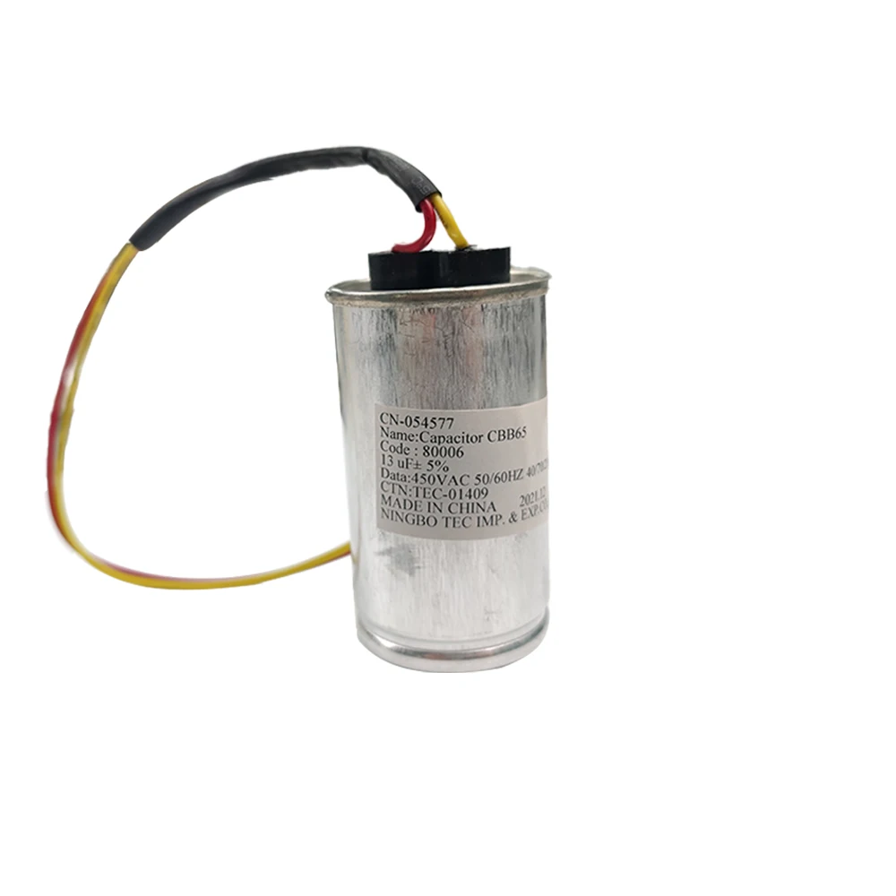 High Quality 450V/50/60HZ CBB61 6uF Capacitor for Washing Machine parts