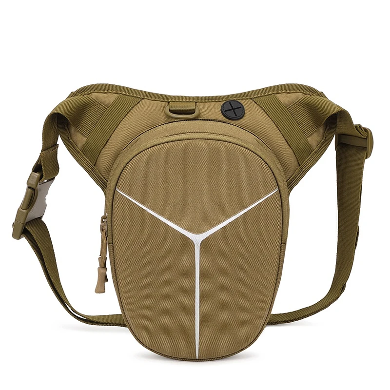 Custom High Quality Multifunctional Waterproof Tactical Motorcycle Drop Leg Bag Fashion Thigh Bag Men Fanny Pack Chest Bag