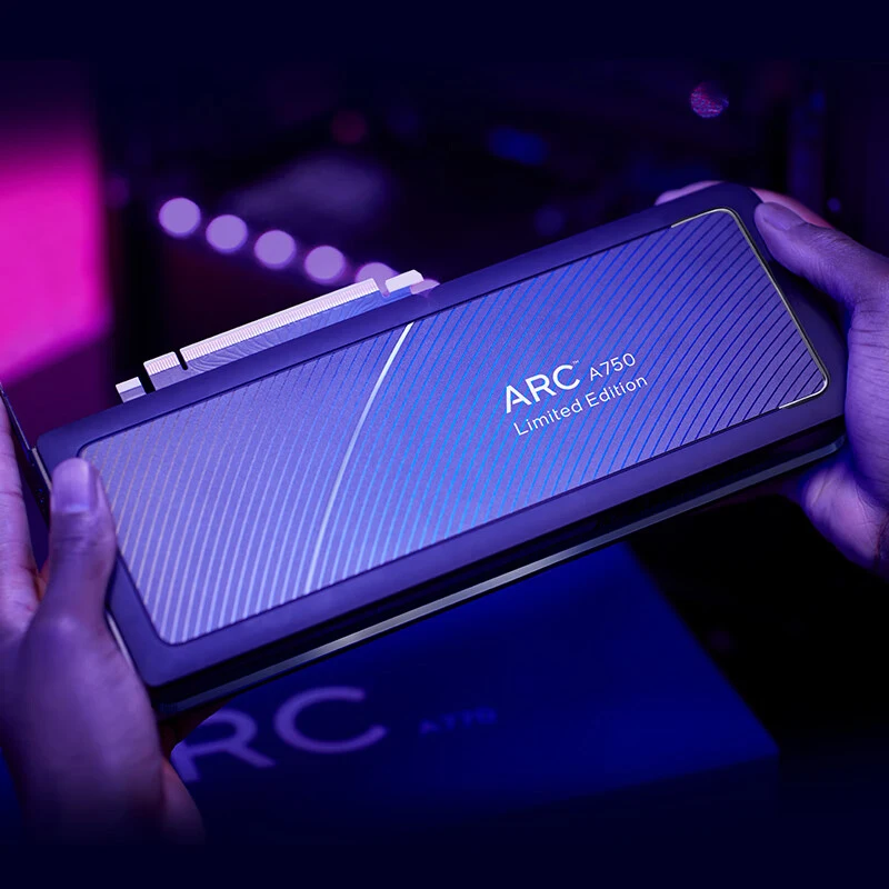 New Intel Arc A750 8GB GDDR6 placa de video GPU Graphics Card PC Intel Arc A750