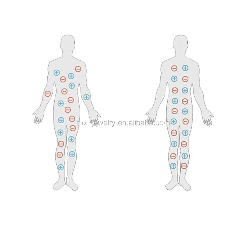 Two Tone Magnetic Titanium Therapy Bracelet Natural Pain Relief,Magnetic Therapy Hematite Balance Bracelet