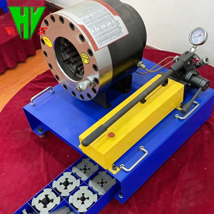 Press For Hydraulic Hoses Used Best Quality Portable Manual Hydraulic Hose Crimping Machine