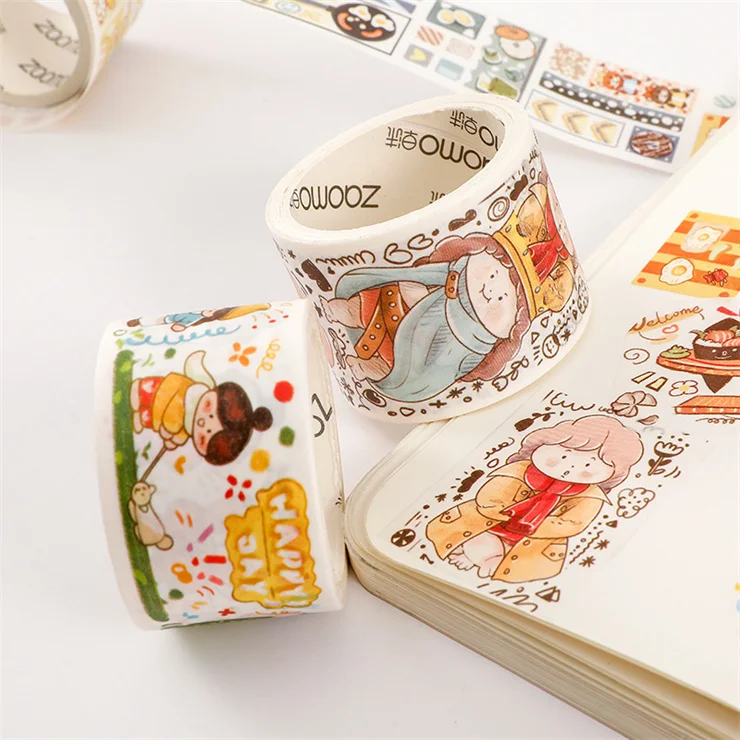 Factory price with Low MOQ oem odm accepted customize brand names kraft paper pet adhesive tape washi tapes with logo