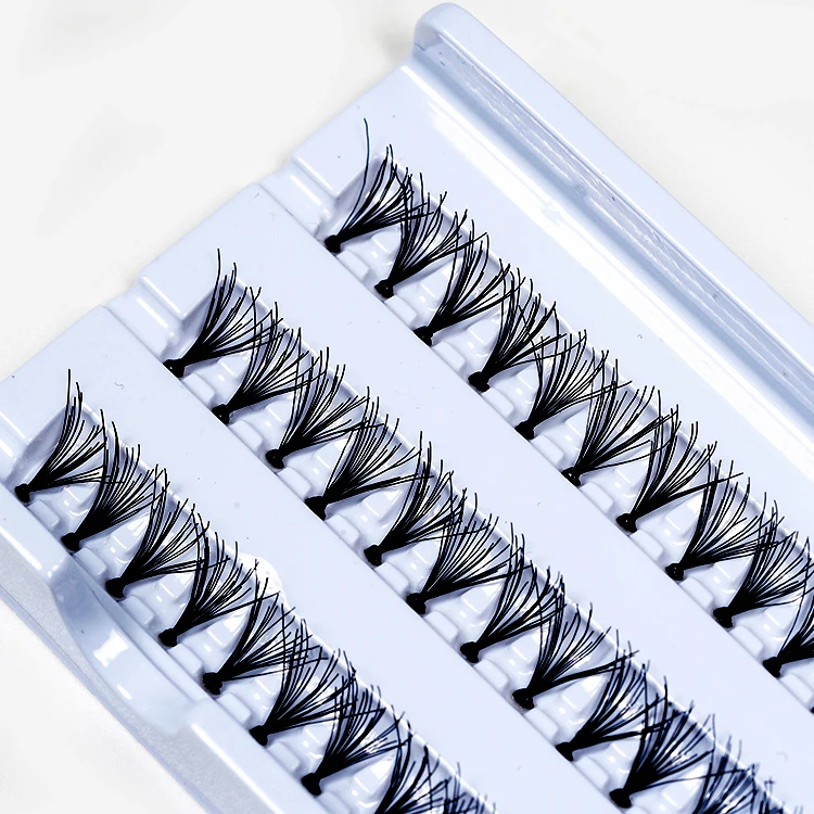 E1 Hitomi Professional Eyelash Pre Fans Custom Logo Premade Volume Fan Extensions Blooming